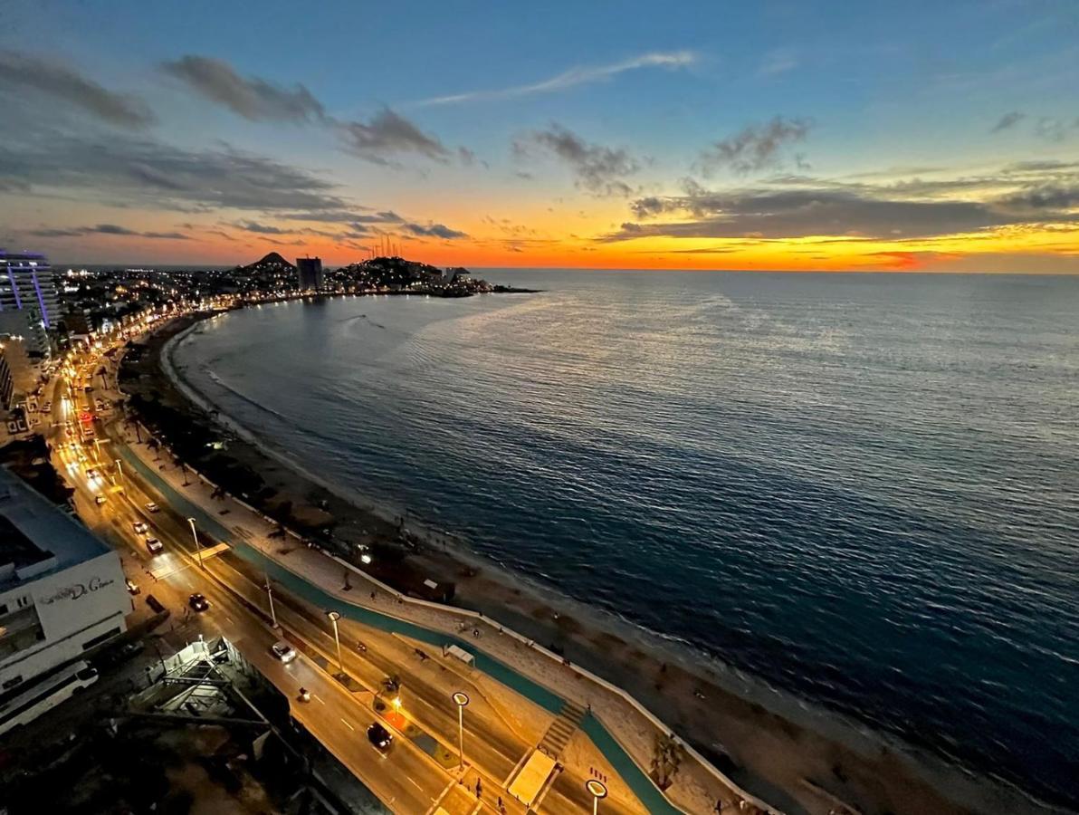 Sunset View Malecon 1404 Vista Panoramica Al Mar Leilighet Mazatlán Eksteriør bilde